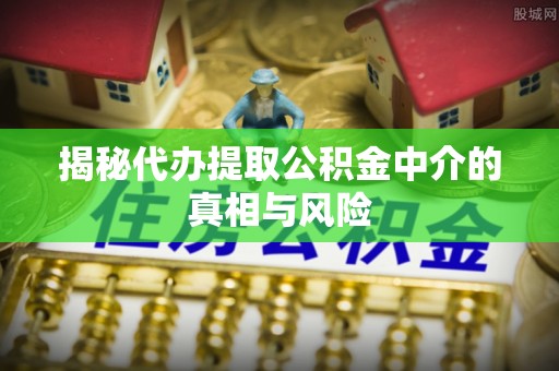 鄂州揭秘代办提取公积金中介的真相与风险